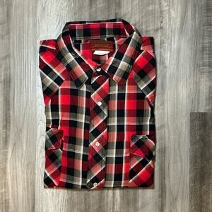 Rustler Western Vintage X-Long Tails Long Sleeve Pearl Snap Button - XL